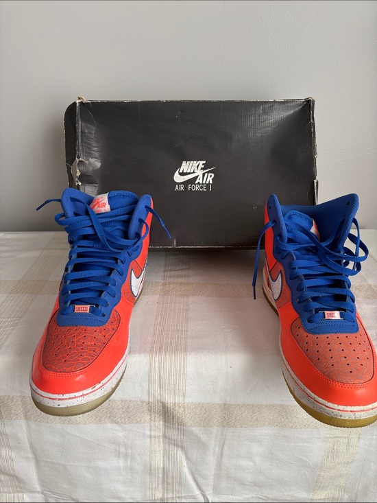 Nike Air Force Other - AIR FORCE 1 NY KNICKS COLOR ORANGE AND BLUE, SIZE 11.5